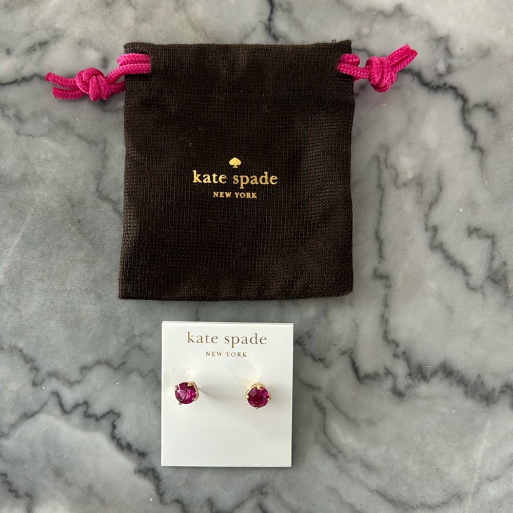 NWT - Cueva Rosa Kate Spade Earrings